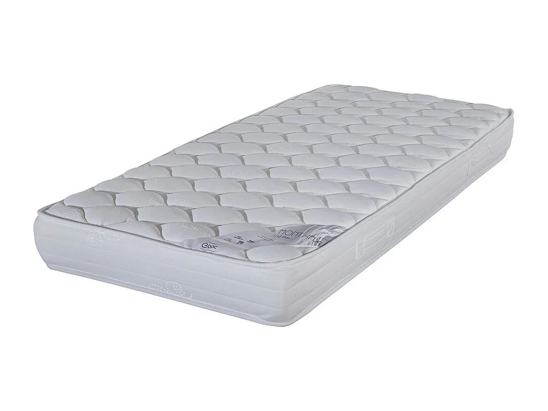 Matelas 90x190 Montana - Mousse - Hauteur 18 cm - 3 zones - Soutien medium