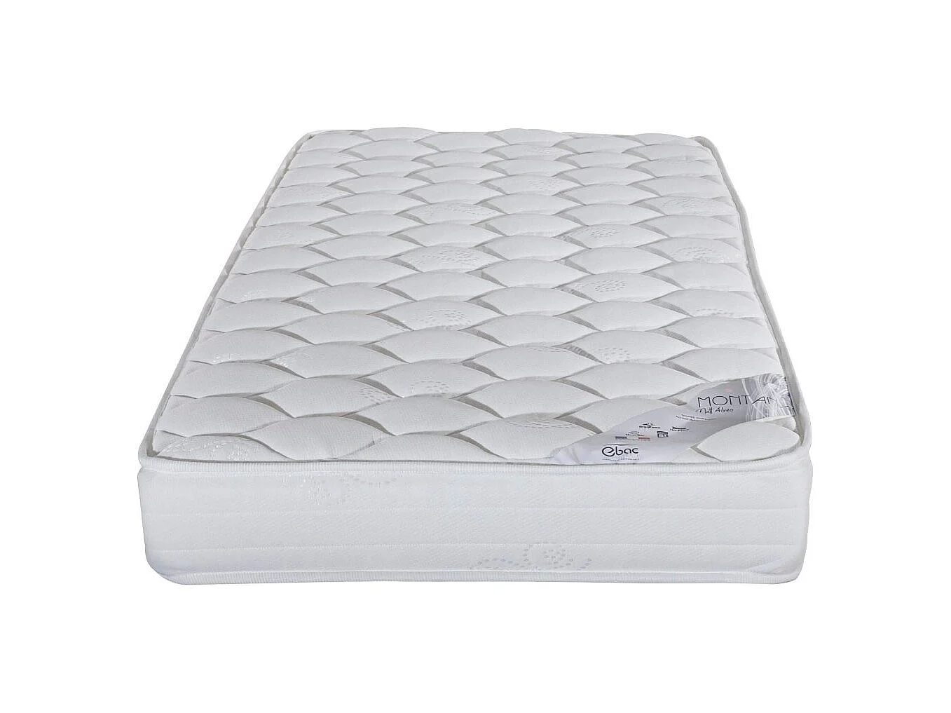 Matelas 90x190 Montana - Mousse - Hauteur 18 cm - 3 zones - Soutien medium