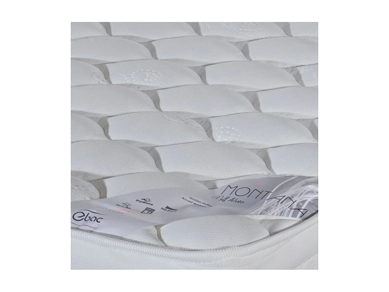 Matelas 90x190 Montana - Mousse - Hauteur 18 cm - 3 zones - Soutien medium