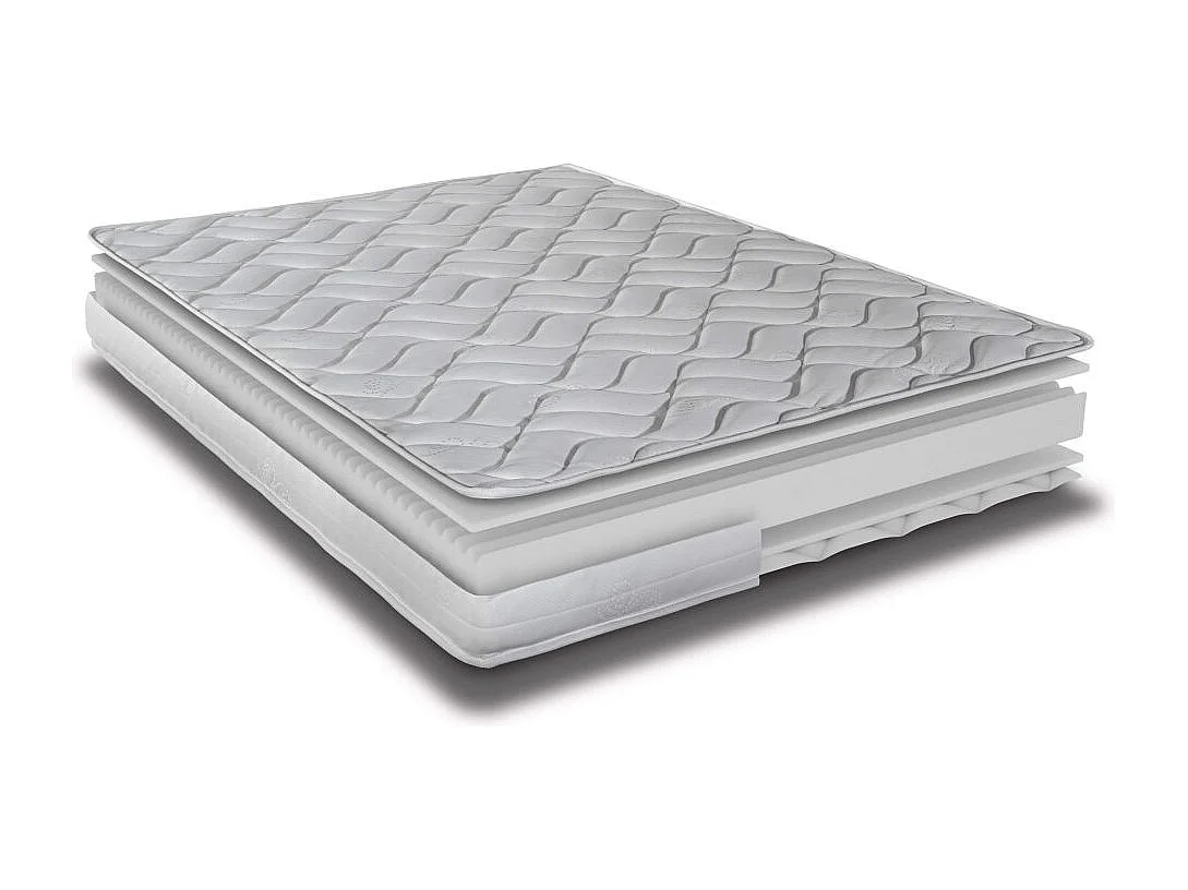 Matelas 80x190 Melissa - Mousse - Hauteur 13 cm - 3 zones - Soutien ferme