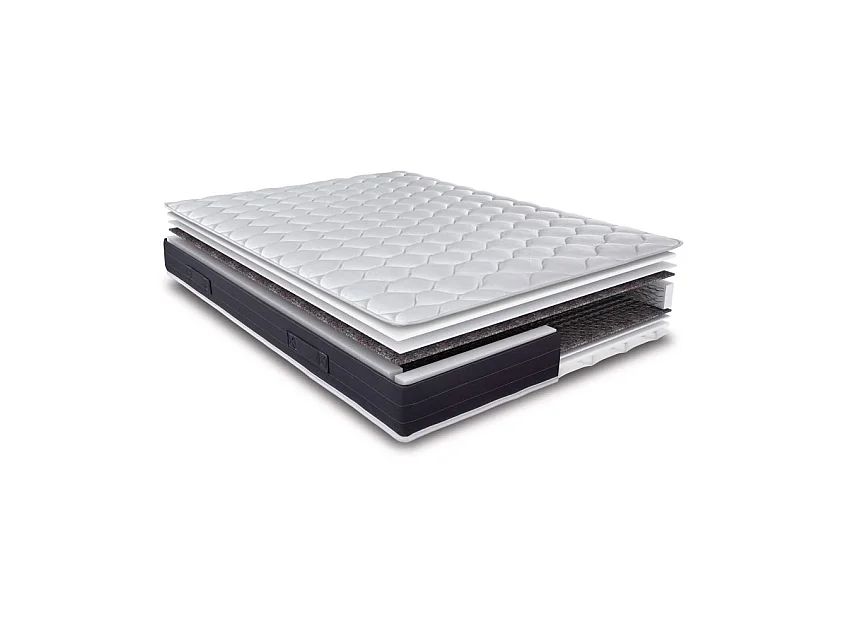 Matelas 160x200 Rubis - Ressorts - Hauteur 21 cm - Soutien très ferme