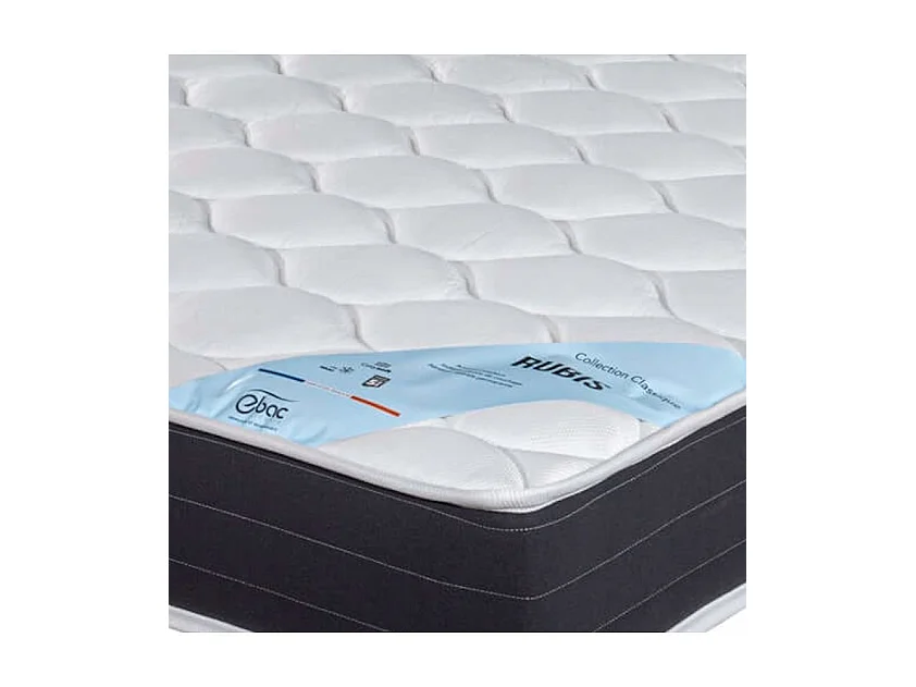 Matelas 160x200 Rubis - Ressorts - Hauteur 21 cm - Soutien très ferme