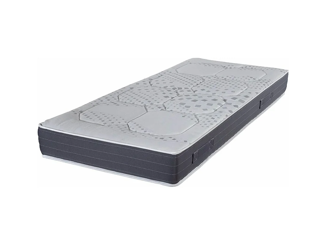 Matelas 90x190 Louxor - Latex - Hauteur 21 cm - 3 zones - Soutien ferme