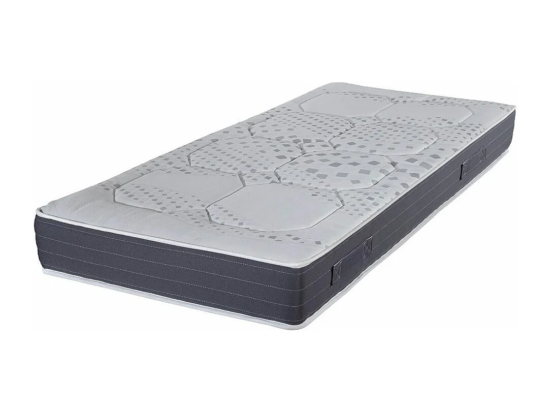 Matelas 90x190 Louxor - Latex - Hauteur 21 cm - 3 zones - Soutien ferme