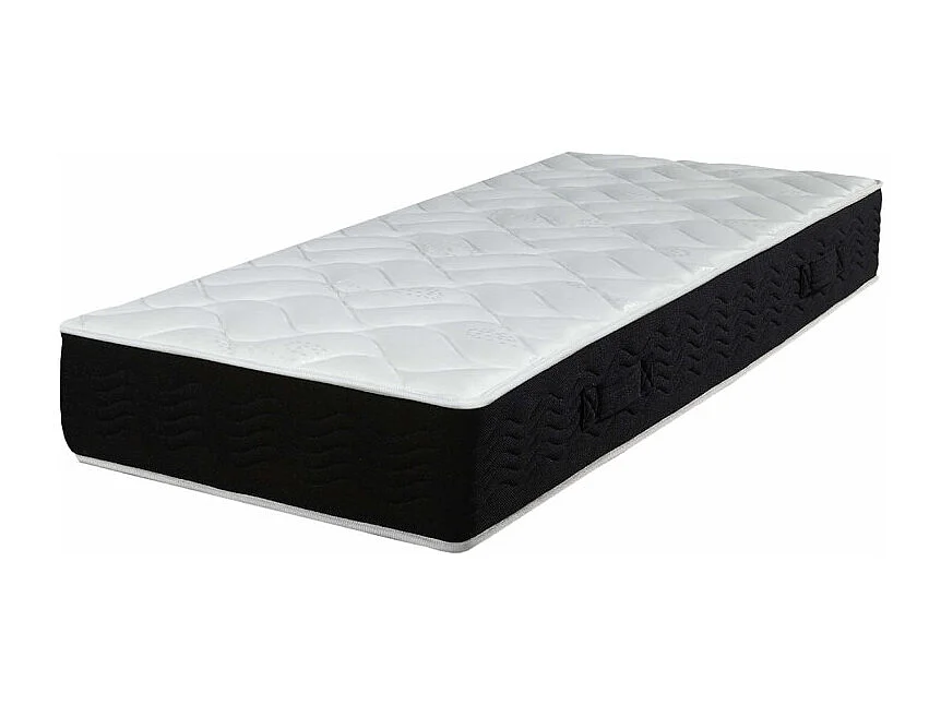 Matelas 90x190 Malta - Mousse - Hauteur 20 cm - 3 zones - Soutien très ferme