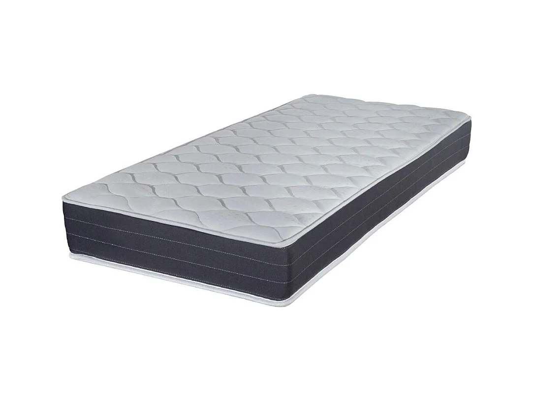 Matelas 90x190 Rhodes - Ressorts ensachés - Hauteur 24 cm - Soutien ferme