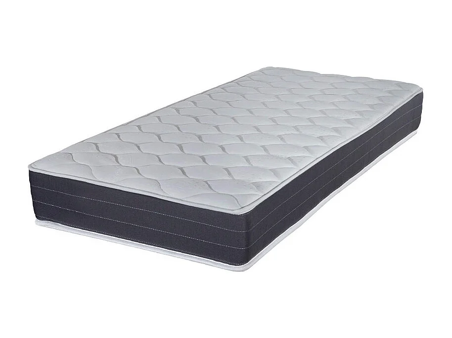 Matelas 90x190 Rhodes - Ressorts ensachés - Hauteur 24 cm - Soutien ferme