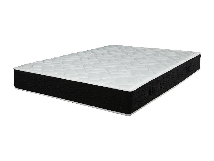 Matelas 140x190 Malta - Mousse - Hauteur 20 cm - 3 zones - Soutien très ferme