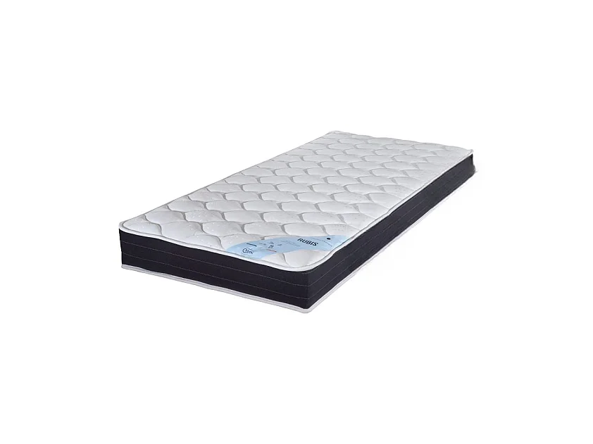 Matelas 90x200 Rubis - Ressorts - Hauteur 21 cm - Soutien très ferme