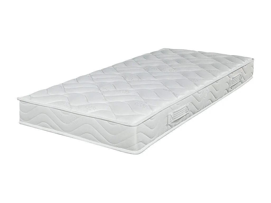Matelas 90x190 Morgan - Mousse - Hauteur 17 cm - 3 zones - Soutien ferme