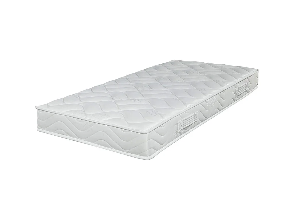 Matelas 90x190 Morgan - Mousse - Hauteur 17 cm - 3 zones - Soutien ferme