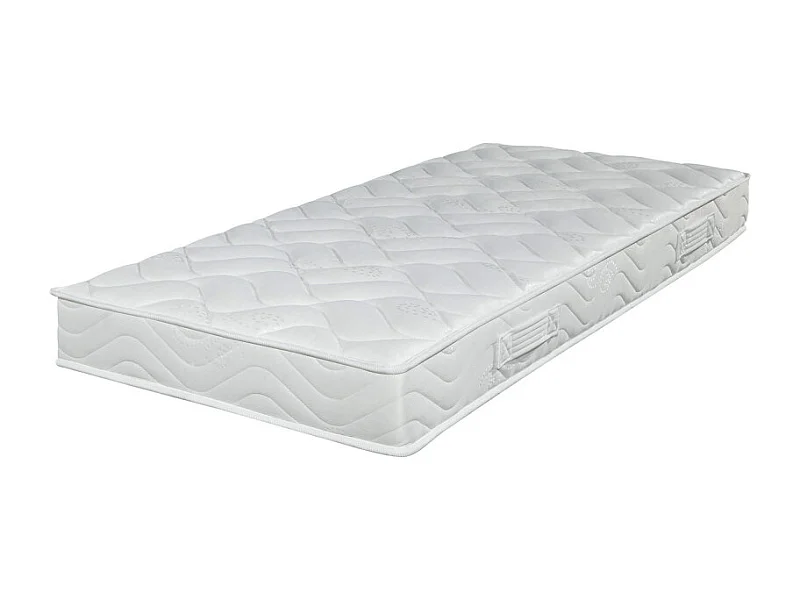Matelas 90x190 Morgan - Mousse - Hauteur 17 cm - 3 zones - Soutien ferme