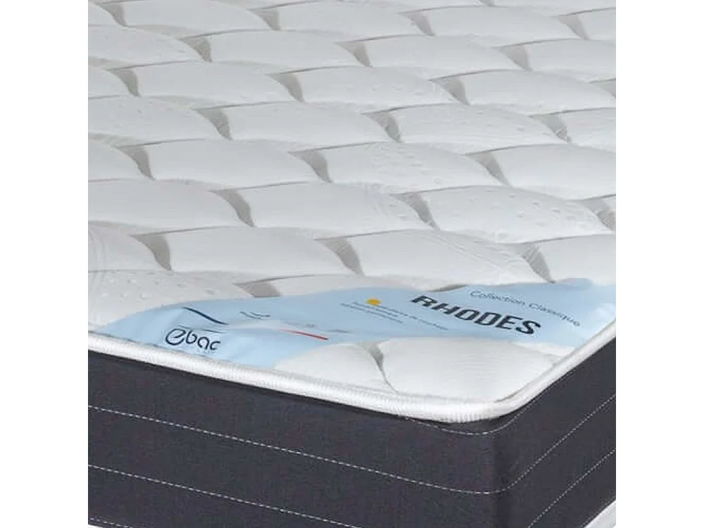 Matelas 160x200 Rhodes - Ressorts ensachés - Hauteur 24 cm - Soutien ferme
