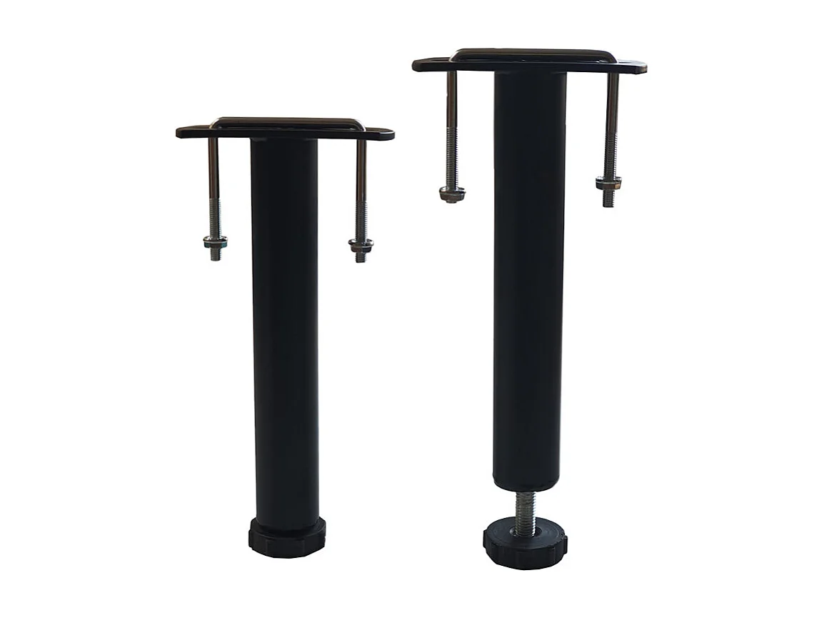 1 pied de liaison métal H 21 à 32 cm pour sommier métal