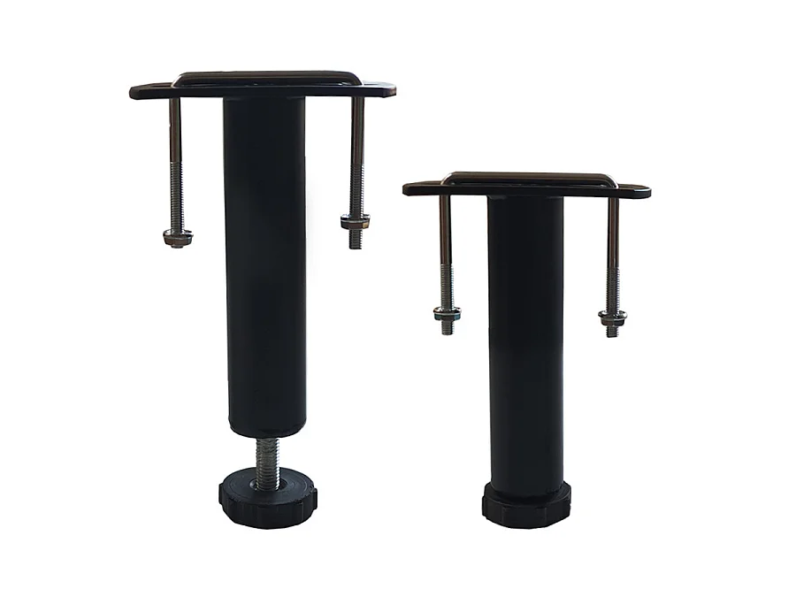 1 pied de liaison métal H 14 à 25 cm pour sommier métal