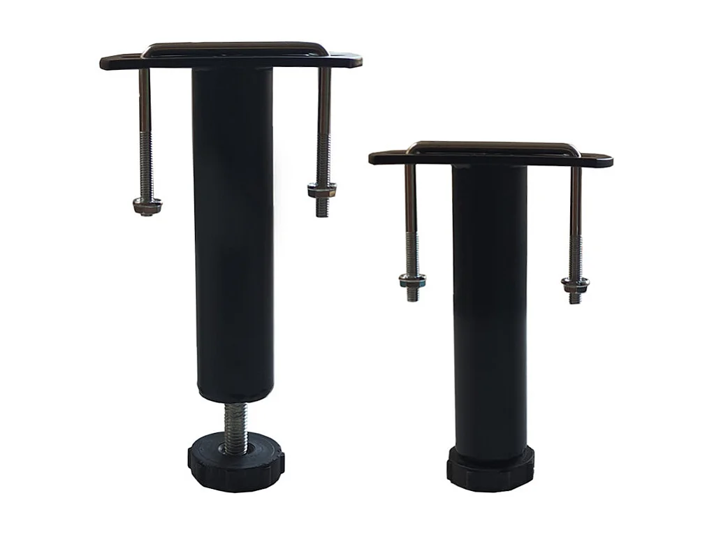 1 pied de liaison métal H 14 à 25 cm pour sommier métal