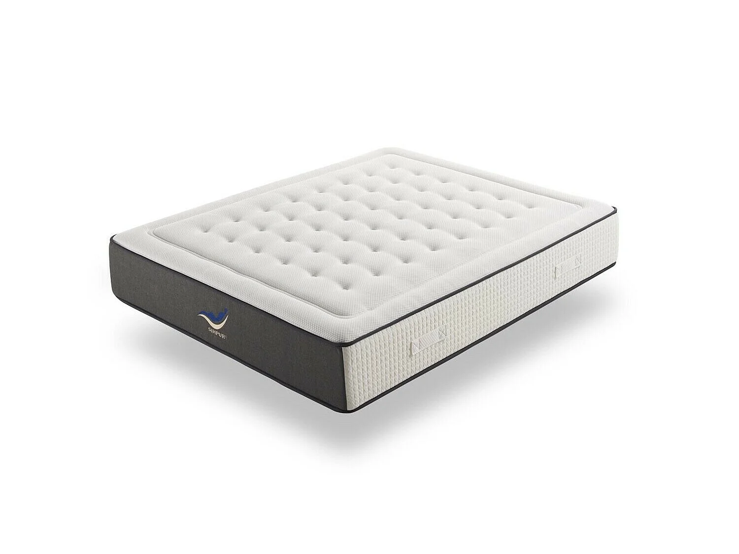 Matelas 140x190 mousse a mémoire de forme SIMPUR EXCLUSIVE SPORT | épaisseur +/- 30 cm | avec visco hr haute densité | soutien semi-ferme
