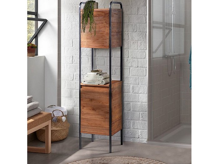 Colonne Salle De Bain Teck Recyclé Jimbaran