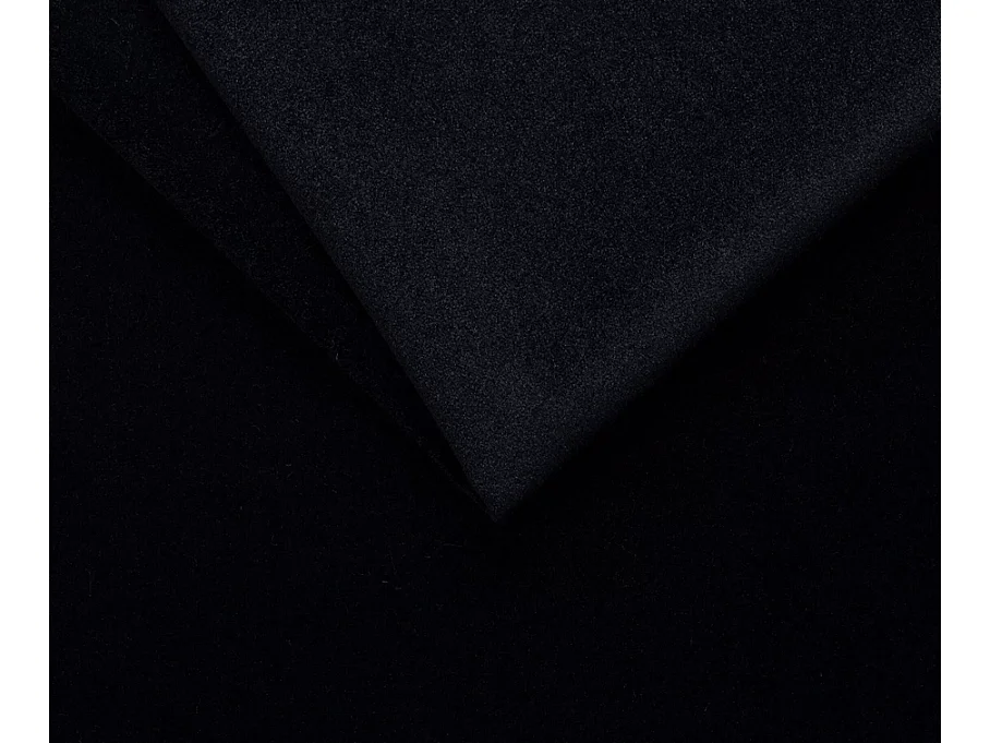 Gestoffeerd bed met matras 160x200 Royal - bed 160x200 met opbergruimte, topper, zwart (Royal Velvet 22)