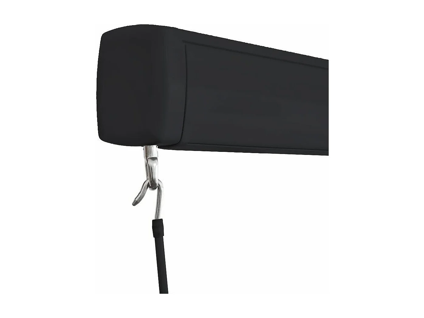 Tenda a cassonetto manuale 350x250 cm Blu e bianco