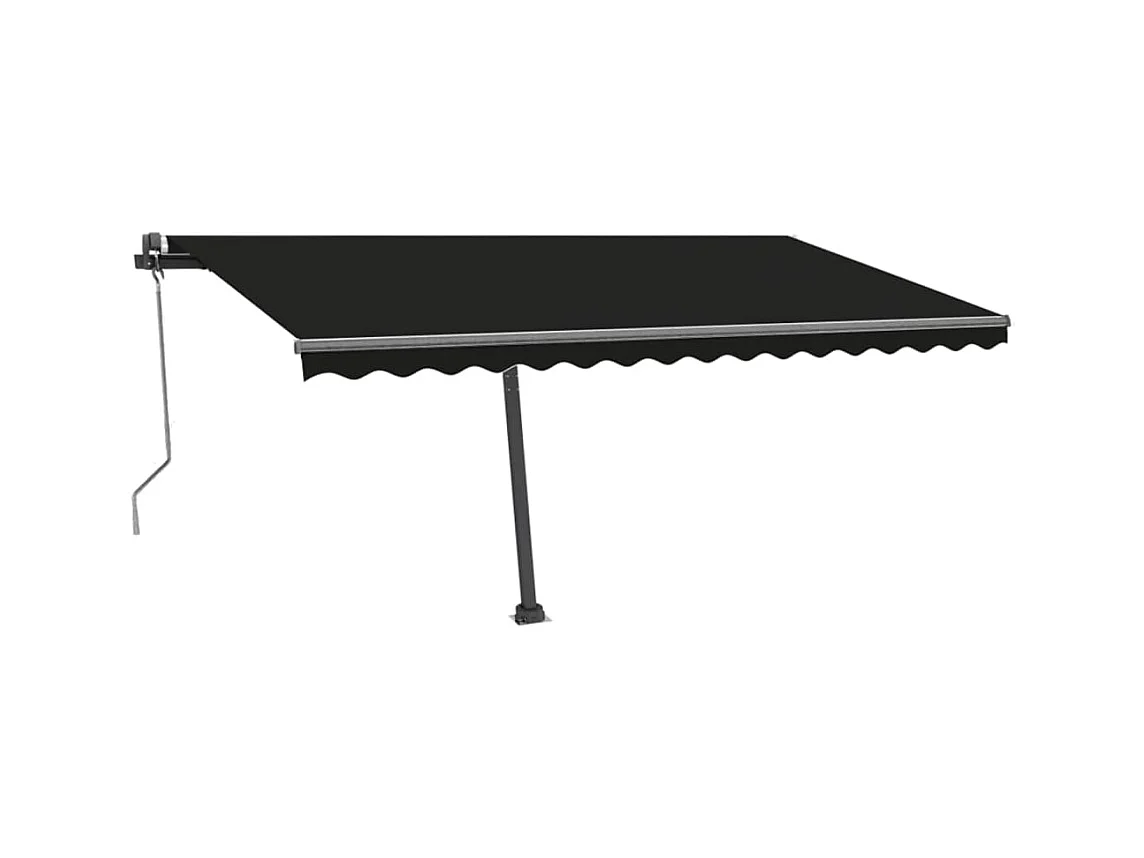 Toldo automático sobre suporte 400x300 cm Antracite