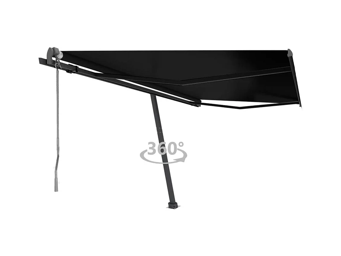 Auvent automatique sur pied 400x300 cm Anthracite