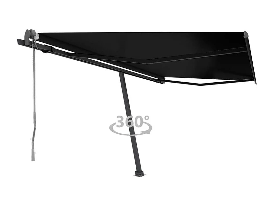Auvent automatique sur pied 400x300 cm Anthracite