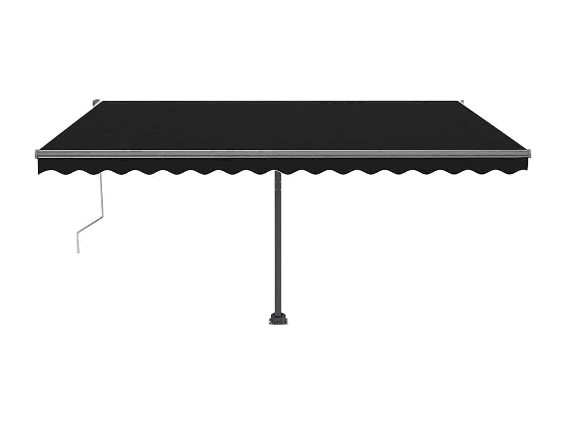 Auvent automatique sur pied 400x300 cm Anthracite