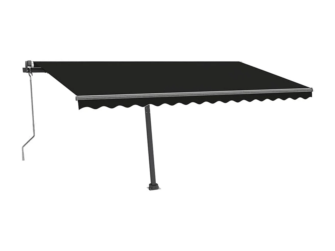 Auvent automatique sur pied 400x300 cm Anthracite