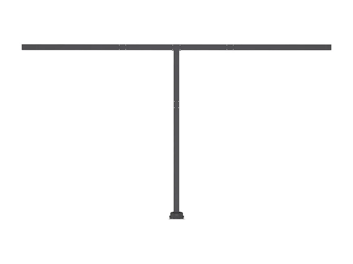 Auvent automatique sur pied 400x300 cm Anthracite