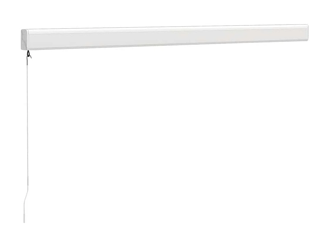 Auvent rétractable orange et marron 3x2,5 m tissu et aluminium