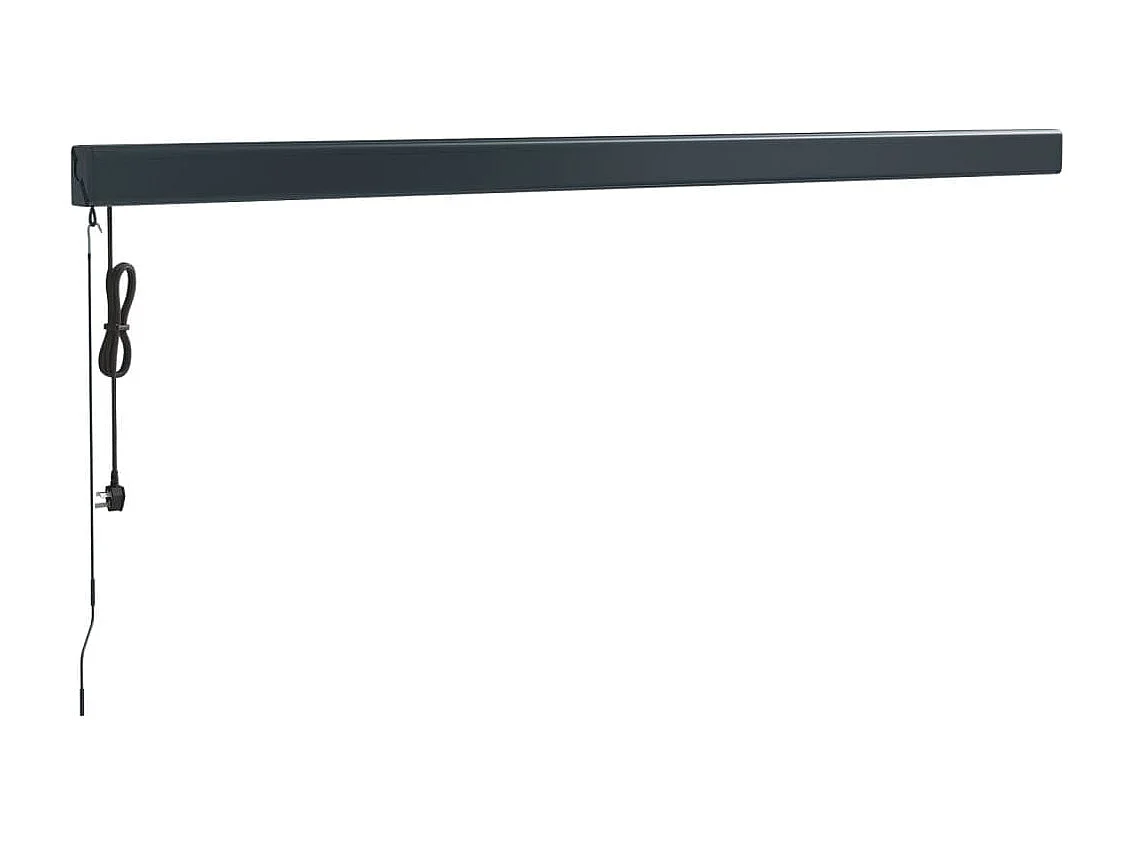 Tenda da sole retrattile arancione e marrone 4x3 m tessuto e alluminio