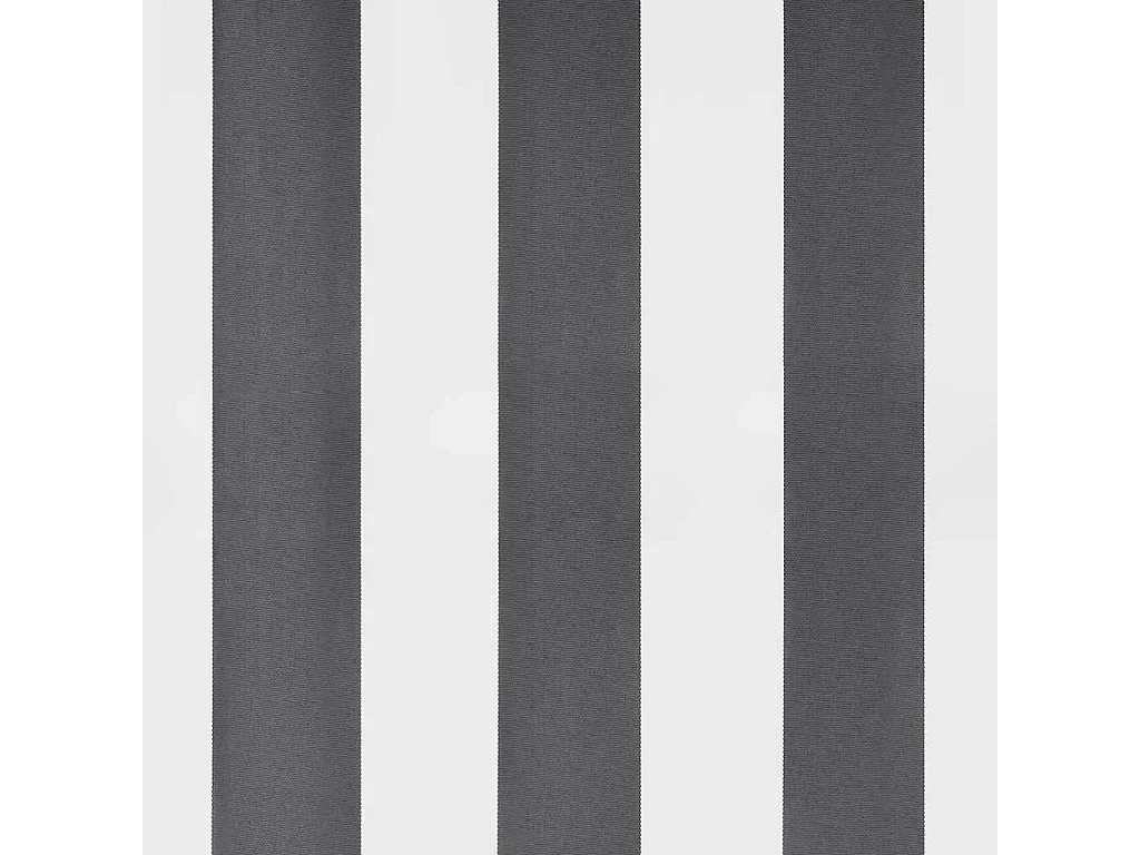 Auvent rétractable anthracite et blanc 3,5x2,5m tissu/aluminium