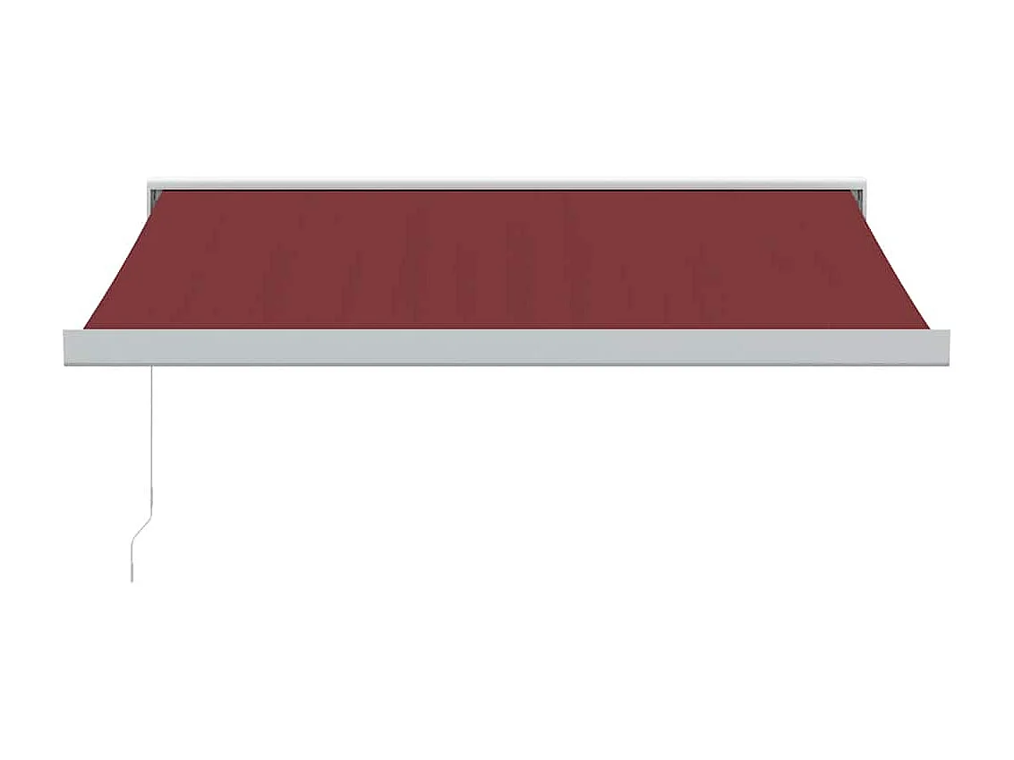 Toldo retrátil manual bordô 300x250 cm