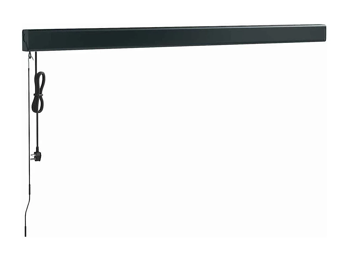 Auvent rétractable orange et marron 3x2,5 m tissu et aluminium