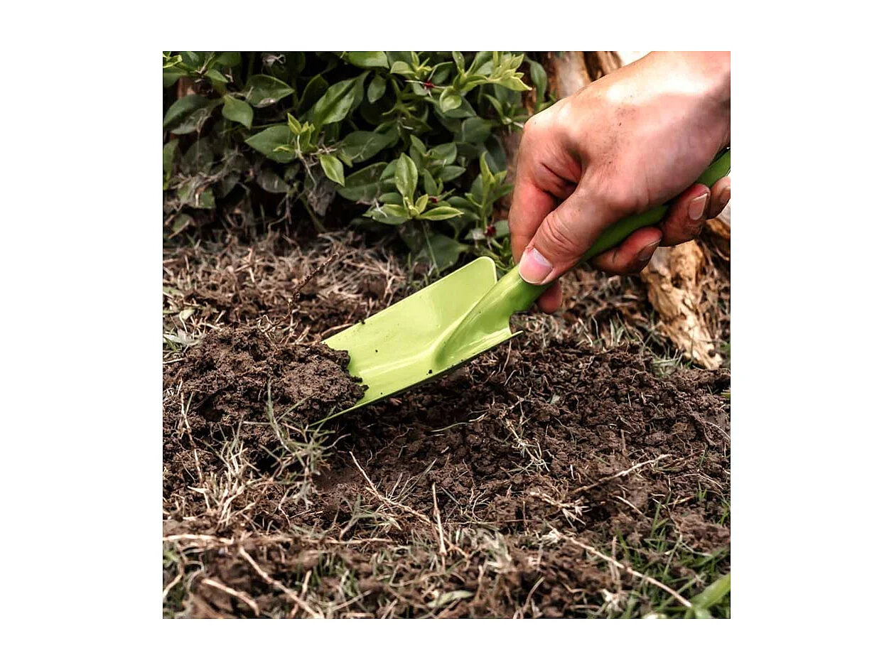 Transplantoir pour jardinage - Suan - En acier - Dimensions : 26 x 6 cm