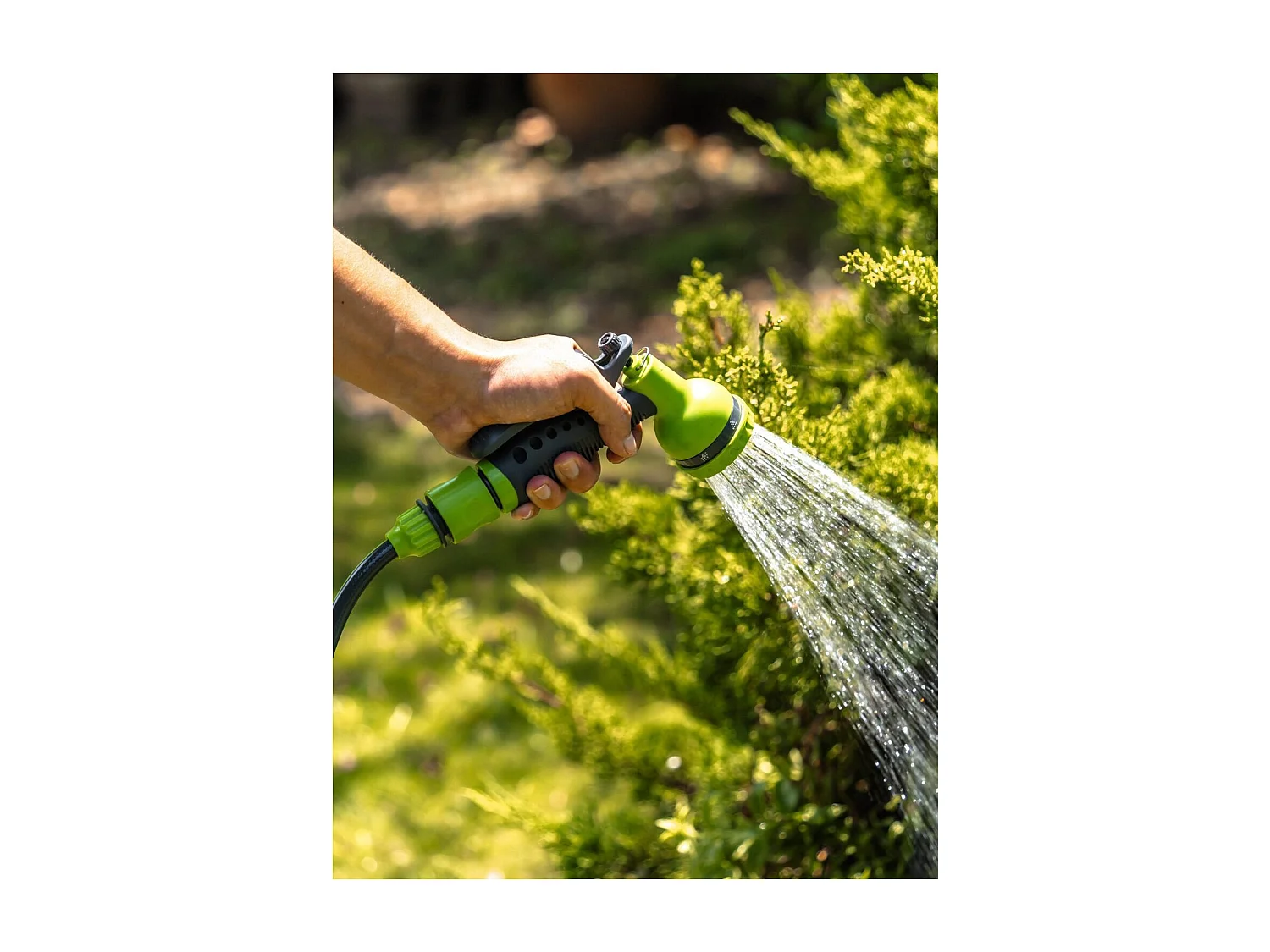 Spuit- en reinigingspistool - Suan - 8 stralen - Complete set met koppelstukken