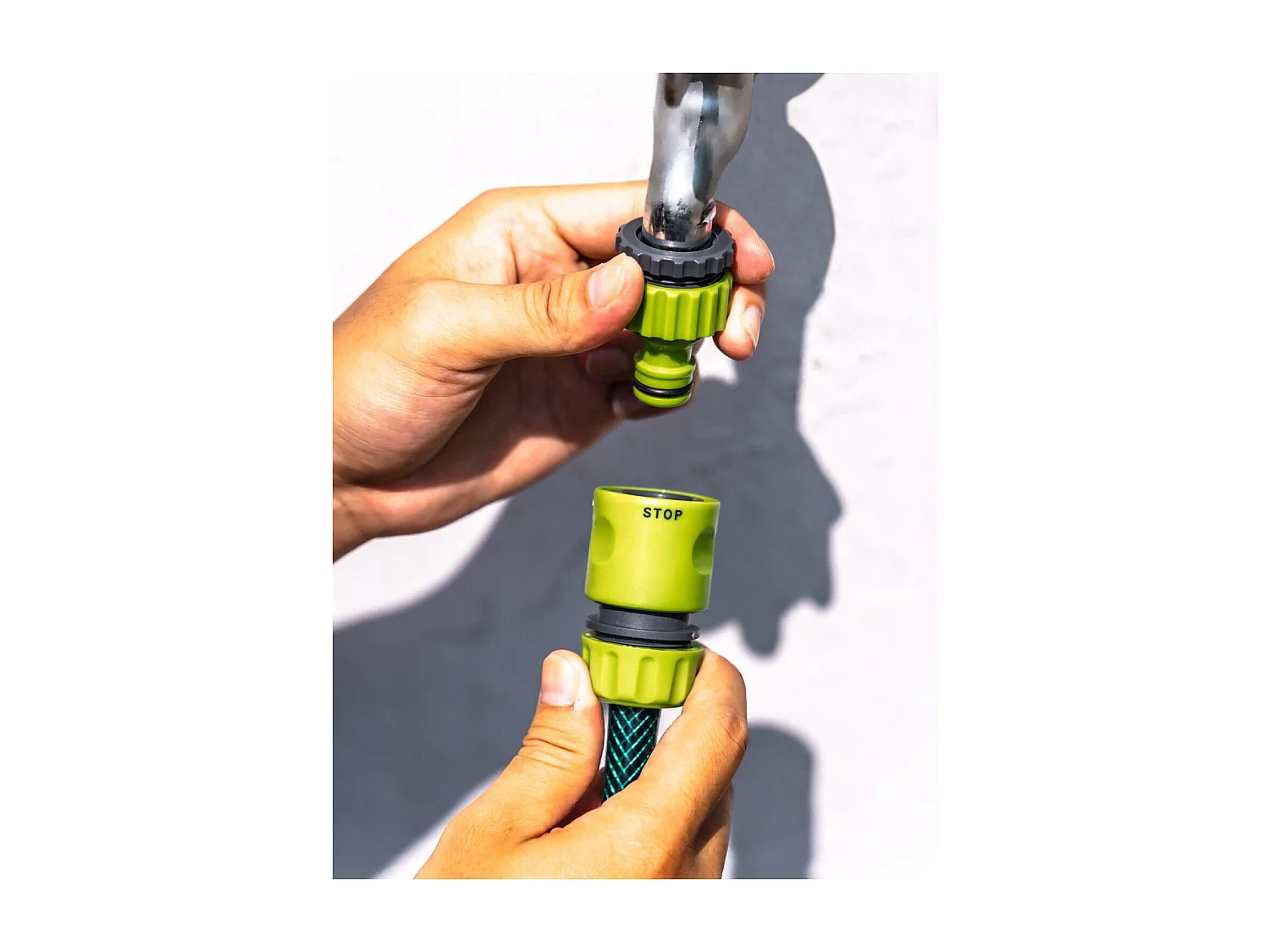 Spuit- en reinigingspistool - Suan - 8 stralen - Complete set met koppelstukken