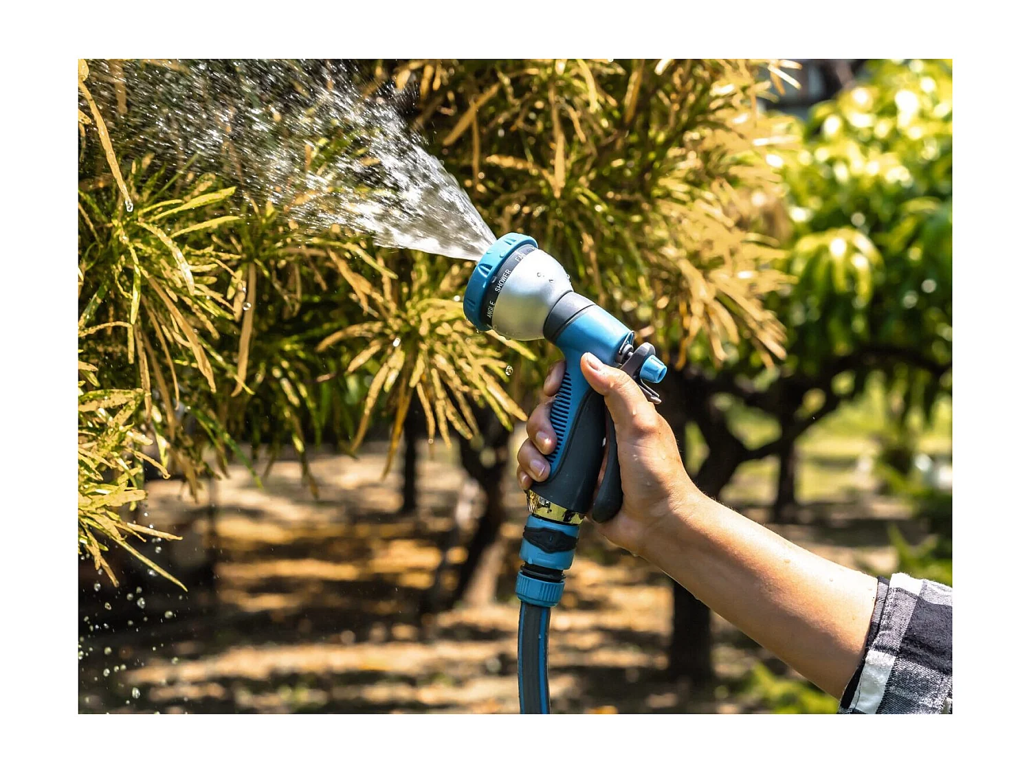 Sproei- en reinigingspistool - Suan - 9 jets - Complete set met soft touch sproeifittingen