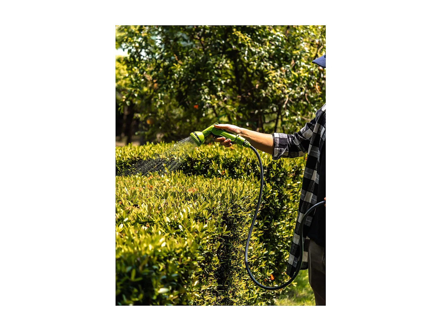 Pistolet d'arrosage et de nettoyage - Suan - 10 jets - Dimensions : 12,8 x 20,8 x 6,67 cm