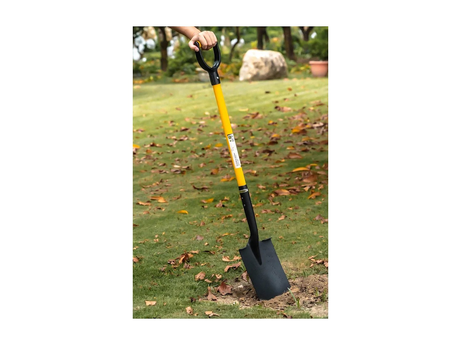 Gartenspaten - Suan - Fiberglasstiel - Komfortgriff