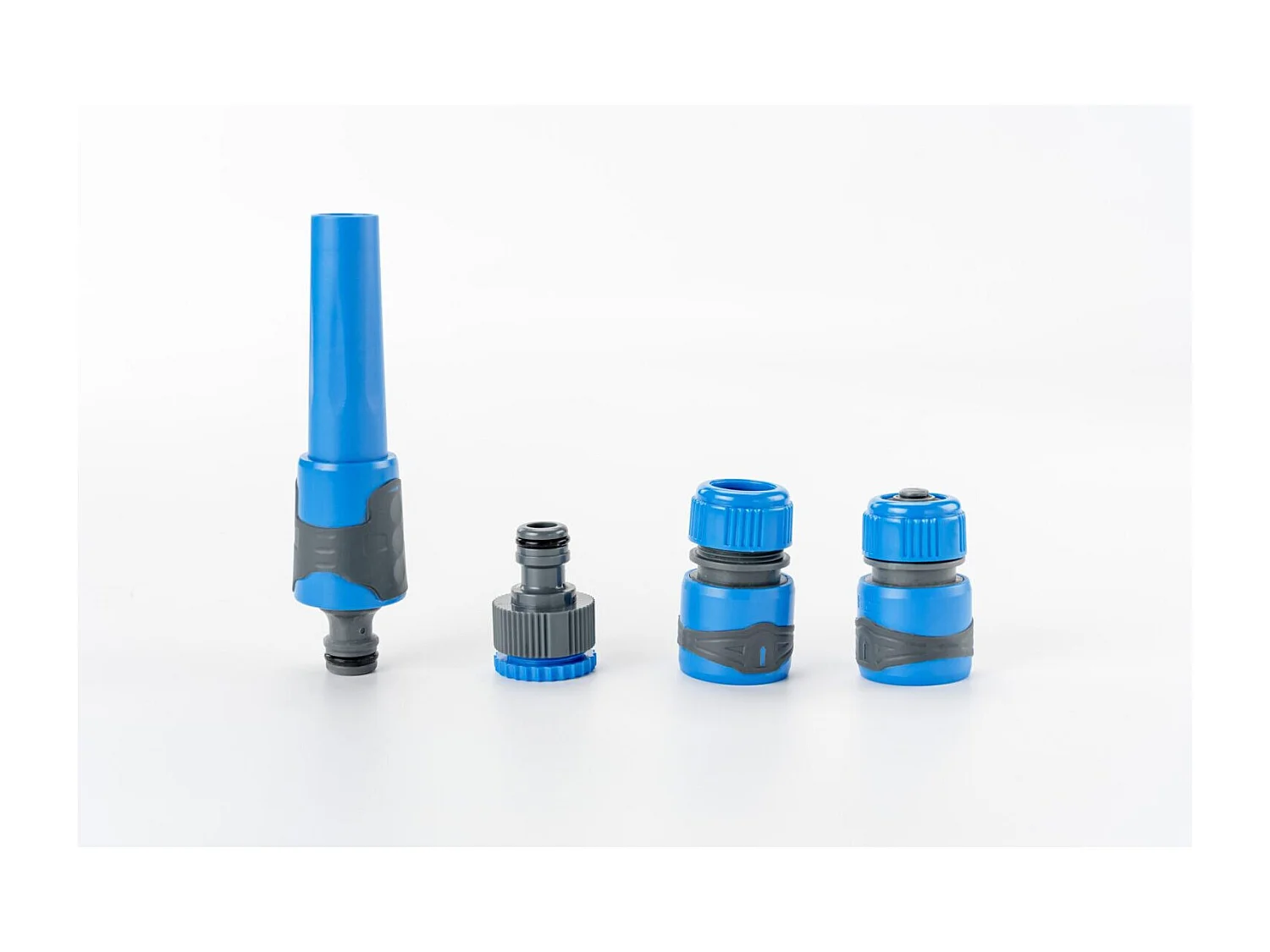 Bewaterings- en reinigingsslang - Suan - Complete set met soft touch bewateringsaansluitingen