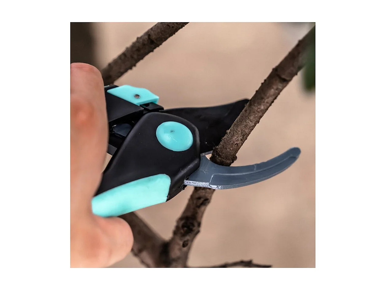 Sécateur avec lame franche - Suan - En acier - Dimensions : 20 x 6 cm