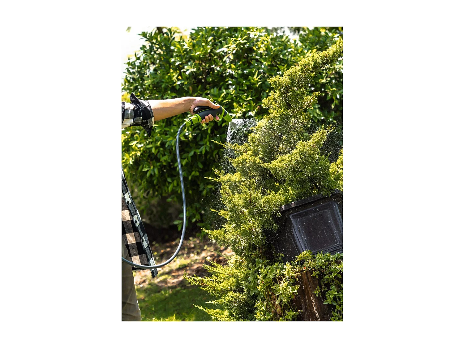 Pistolet d'arrosage et de nettoyage - Suan - Jets ajustables - Kit complet avec raccords