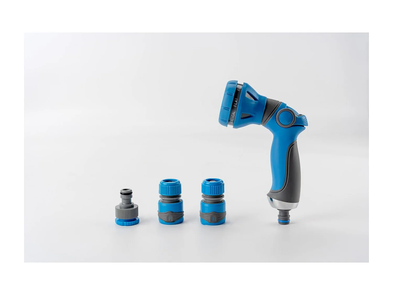 Spuit- en reinigingspistool - Suan - 8 jets - Complete set met softtouch sproeifittingen