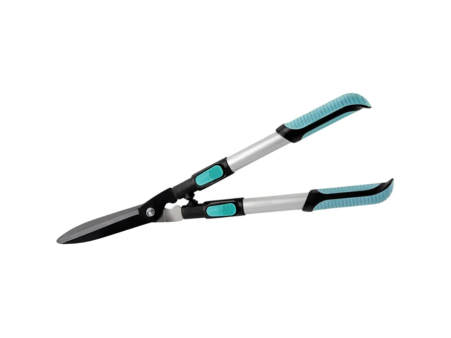 Cisaille à haie lame droite - Suan - Manche télescopique - Dimensions : 62-80 x 19-25 x 3 cm
