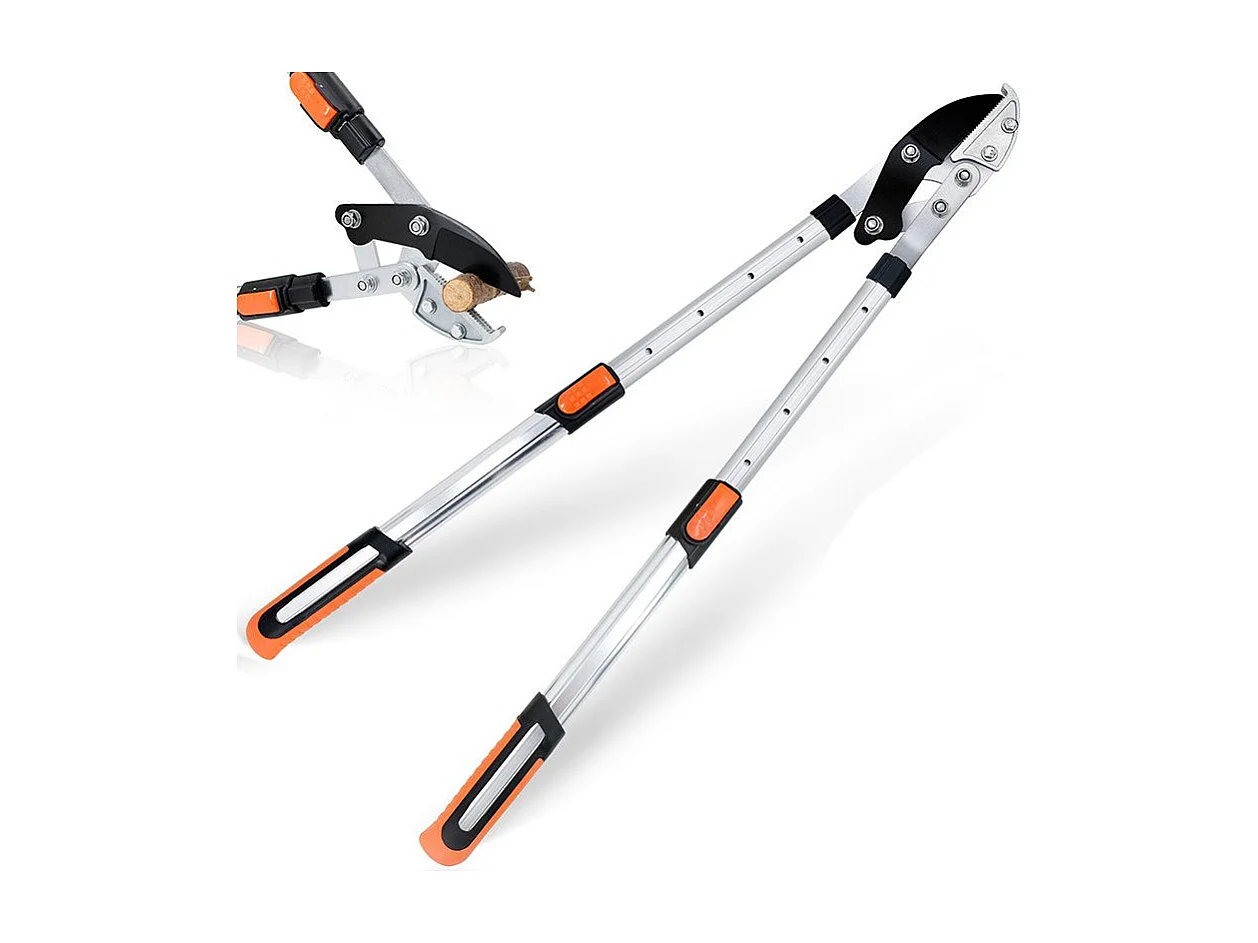 Corta ramas con cuchilla de yunque - Suan - Mango telescópico - Dimensiones: 87 x 34 cm