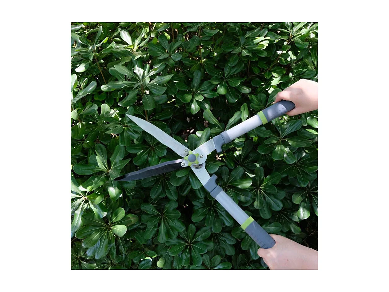 Heggenschaar met gegolfde messen - Suan - Antisliplaag - Afmetingen : 58 x 23 cm