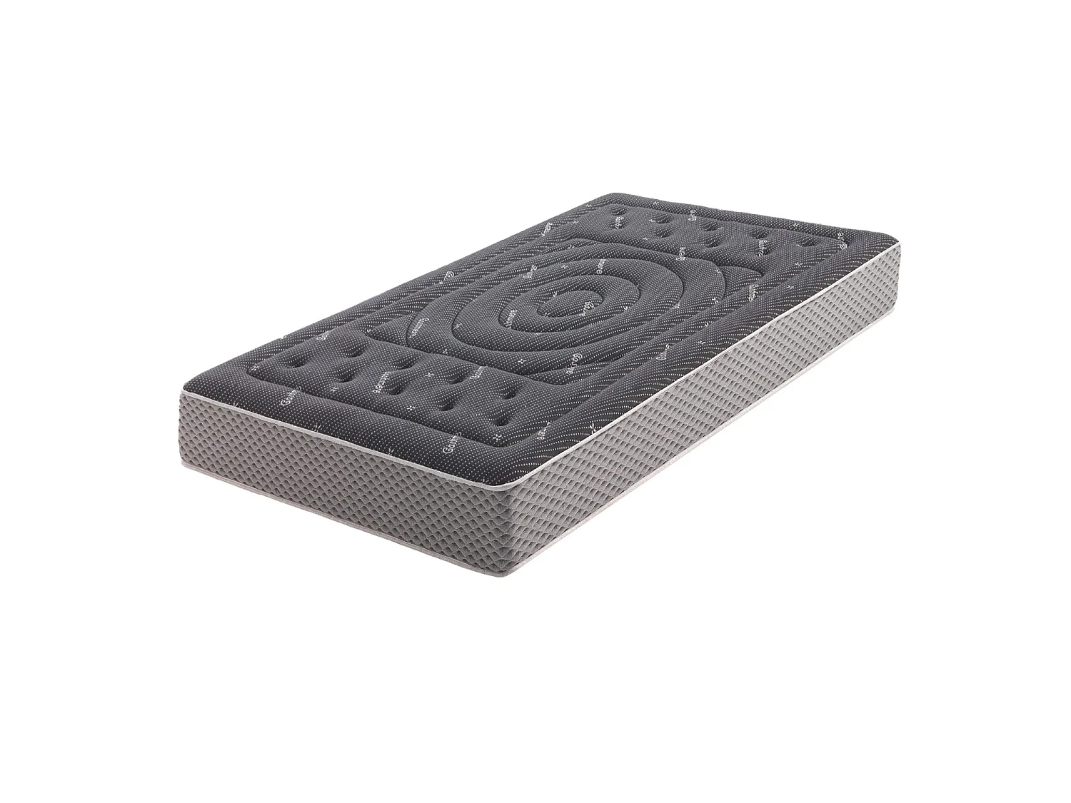 Matelas Mousse Premium Black Multizone, 27cm, 80x190cm - Moonia