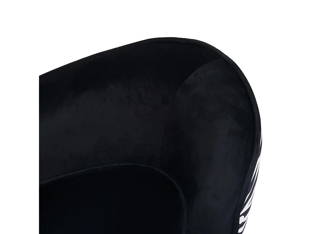 Divano per cani nero 68x38x38 cm peluche